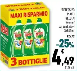 Conad Superstore Detersivo piatti NELSEN offerta
