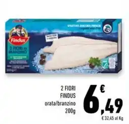 Conad Superstore 2 fiori findus orata/branzino offerta