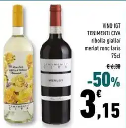 Conad Superstore Vino IGT TENIMENTI CIVA offerta