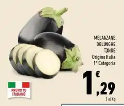 Conad Superstore Melanzane oblunghe tonde offerta