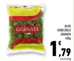 Conad Superstore Olive verdi dolci GRANATA offerta