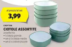 ALDI CROFTON Ciotole assortite offerta