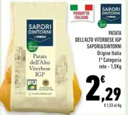 Conad Superstore Patata dell'alto viterbese IGP SAPORI&DINTORNI offerta