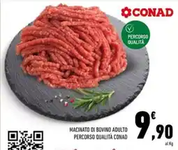 Conad Superstore Macinato di bovino adulto percorso qualità CONAD offerta