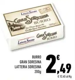Conad Superstore Burro gran soresina LATTERIA SORESINA offerta