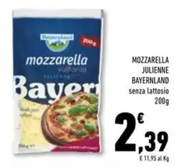Conad Superstore Mozzarella julienne BAYERNLAND offerta