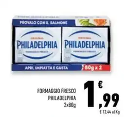 Conad Superstore FORMAGGIO FRESCO PHILADELPHIA offerta