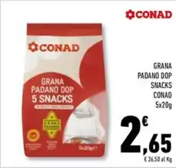 Conad Superstore Grana padano DOP snacks CONAD offerta