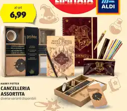 ALDI HARRY POTTER Cancelleria assortita diverse varianti disponibili offerta