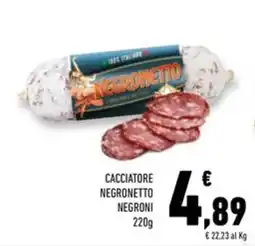Conad Superstore Cacciatore negronetto NEGRONI offerta