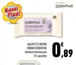 Conad Superstore Salviette intime CONAD ESSENTIAE offerta