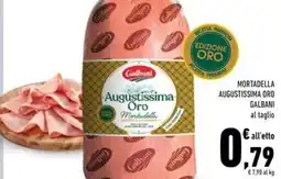 Conad Superstore Mortadella augustissima oro GALBANI offerta