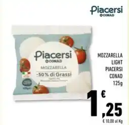 Conad Superstore Mozzarella light CONAD offerta