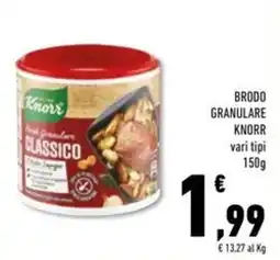 Conad Superstore Brodo granulare KNORR vari tipi offerta