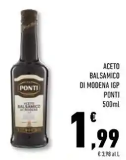 Conad Superstore Aceto balsamico di modena IGP PONTI offerta