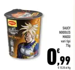 Conad Superstore Saucy noodles maggi vari tipi offerta