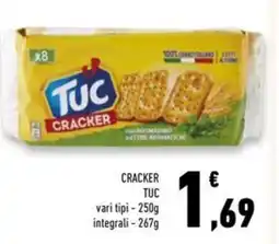 Conad Superstore Cracker TUC vari tipi - integrali - offerta