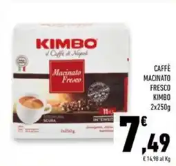 Conad Superstore Caffè macinato fresco KIMBO offerta