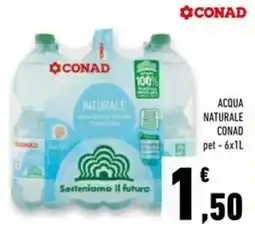 Conad Superstore Acqua naturale CONAD pet offerta