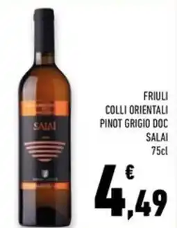Conad Superstore Colli orientali pinot grigio DOC SALAI offerta