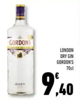 Conad Superstore London dry gin GORDON'S offerta