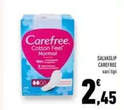 Conad Superstore Salvaslip CAREFREE vari tipi offerta
