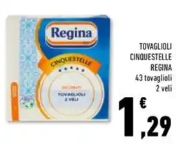 Conad Superstore Tovaglioli cinquestelle REGINA offerta