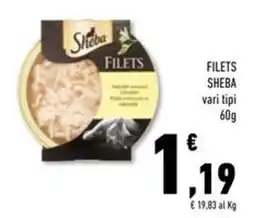 Conad Superstore Filets SHEBA vari tipi offerta