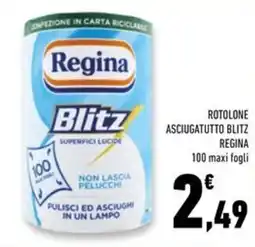Conad Superstore Rotolone asciugatutto blitz REGINA offerta