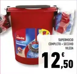 Conad Superstore Supermocio completo + secchio VILEDA offerta