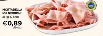 Mercatò Big Mortadella igp negroni offerta