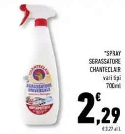 Conad Superstore Spray sgrassatore CHANTECLAIR offerta