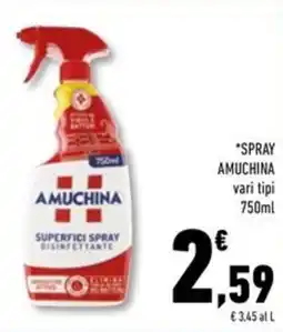 Conad Superstore Spray amuchina vari tipi offerta