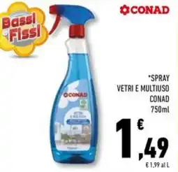 Conad Superstore Spray vetri e multiuso CONAD offerta