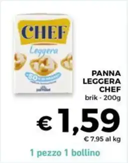 Conad Superstore Panna leggera CHEF offerta