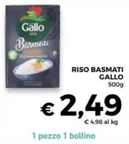 Conad Superstore Riso basmati GALLO offerta