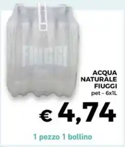Conad Superstore Acqua naturale FIUGGI offerta