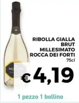 Conad Superstore Ribolla gialla brut millesimato ROCCA DEI FORTI offerta