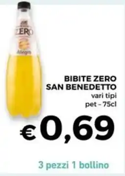 Conad Superstore Bibite zero SAN BENEDETTO offerta