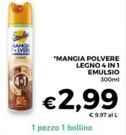 Conad Superstore Mangia polvere legno 4 in 1 EMULSIO offerta