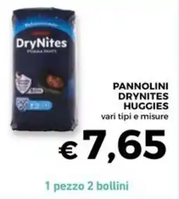 Conad Superstore Pannolini drynites HUGGIES offerta