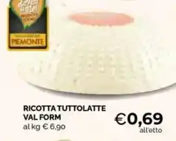 Mercatò Big Ricotta tuttolatte val form offerta