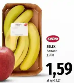 Famila SELEX banane offerta