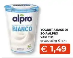 Mercatò Big Yogurt a base di soia alpro vari tipi offerta
