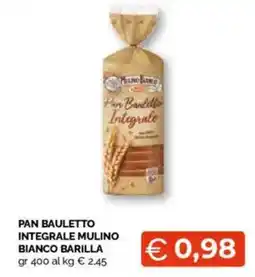 Mercatò Big Pan bauletto integrale mulino bianco BARILLA offerta