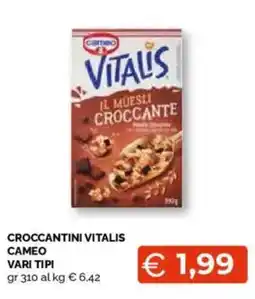 Mercatò Big Croccantini vitalis cameo vari tipi offerta