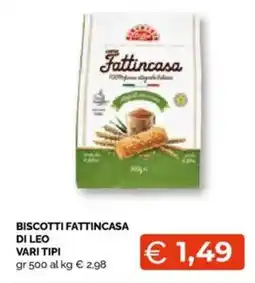 Mercatò Big Biscotti fattincasa di leo vari tipi offerta