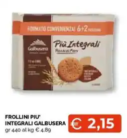 Mercatò Big Frollini piu' integrali GALBUSERA offerta