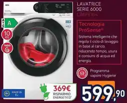 Unieuro AEG LAVATRICE SERIE 6000 LR6FE104 offerta
