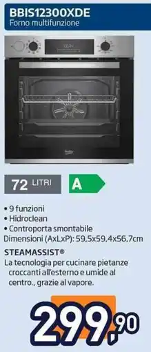 Unieuro beko BBIS12300XDE Forno multifunzione offerta